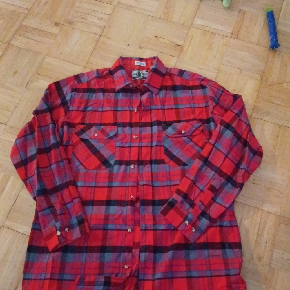 Flannel shirt men's large tall Northwest Territory